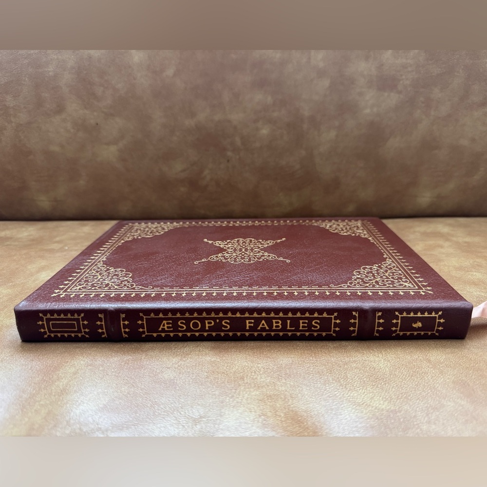 Easton Press limited edition “Aesop’s Fables” leather bound book 1977